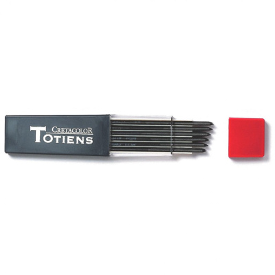 Набор стержней для цангового карандаша Cretacolor "TOTIENS" 6 шт 2,0 мм F