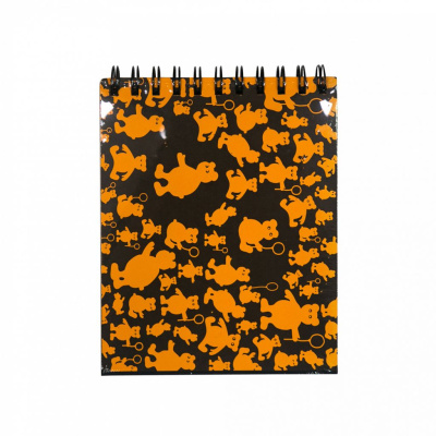 Блокнот для эскизов Лилия Холдинг "Оранжевые мишки" 14,5х18 см 40 л 160 г