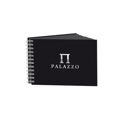Блокнот для эскизов Лилия Холдинг "PALAZZO" А5 60 л 160 г офсет черный