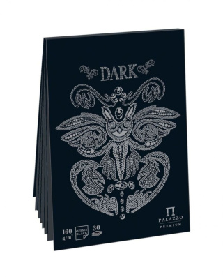 Планшет для эскизов и зарисовок Лилия Холдинг "Dark" А4 30 л 160 г