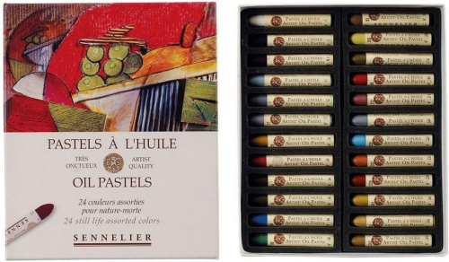 Набор масляной пастели Sennelier "A L HUILE" 24 цв, натюрморт
