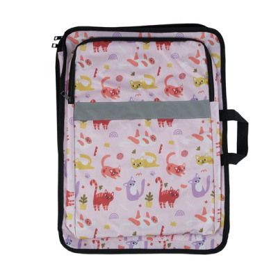 Папка-рюкзак для художника A3, 37x50 см, коты