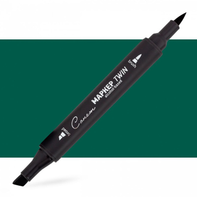 Маркер спиртовой Сонет "TWIN Brush" Зеленый мох