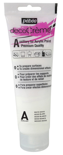 Грунт декоративный Pebeo "decoCreme" 120 мл, белый