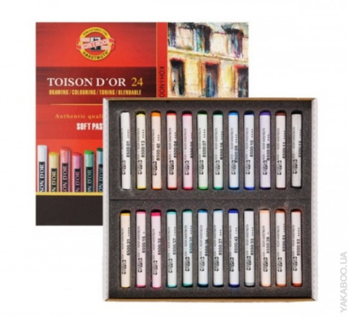 Набор сухой пастели, мягкой Koh-I-Noor "Toison Dor" 24 цв