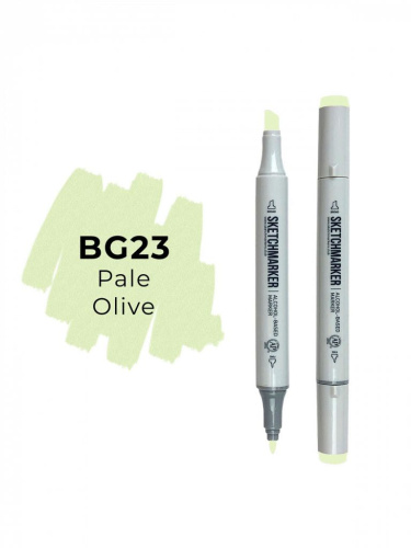 Маркер двухсторонний на спиртовой основе Sketchmarker Цвет Бледно оливковый