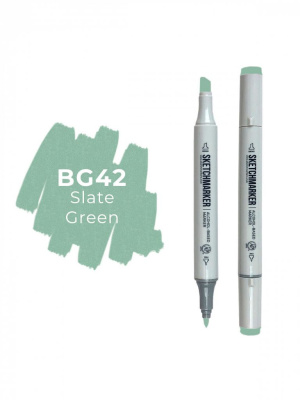 Маркер двухсторонний на спиртовой основе Sketchmarker Цвет Сланцево?зеленый