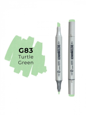 Маркер двухсторонний на спиртовой основе Sketchmarker Цвет Зеленая черепаха