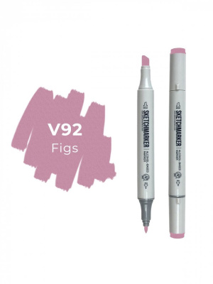 Маркер двухсторонний на спиртовой основе Sketchmarker Цвет Инжир