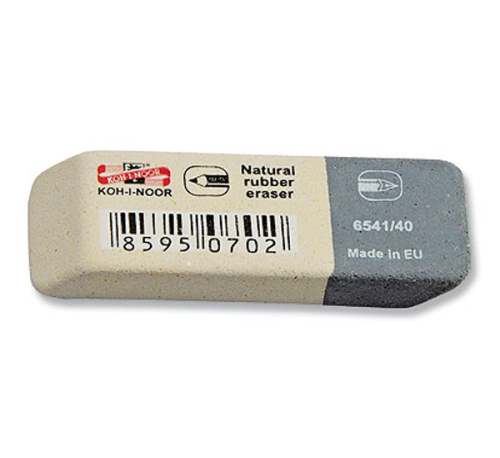 Ластик KOH-I-NOOR комбинированный для чернил и туши большой