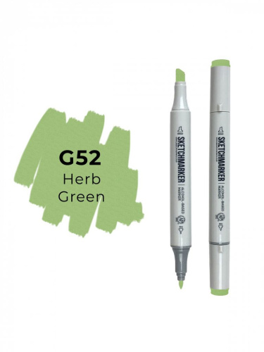 Маркер двухсторонний на спиртовой основе Sketchmarker Цвет Зеленая трава