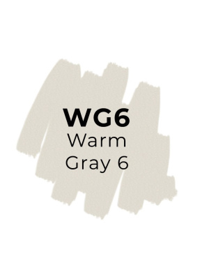 Маркер двухсторонний на спиртовой основе Sketchmarker Цвет Теплый серый 6