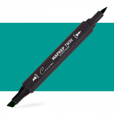 Маркер спиртовой Сонет "TWIN Brush" Изумрудный светлый