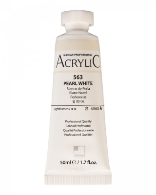 Акрил ShinHanart "Professional" туба 50 мл №563 Белый перламутровый кат.A