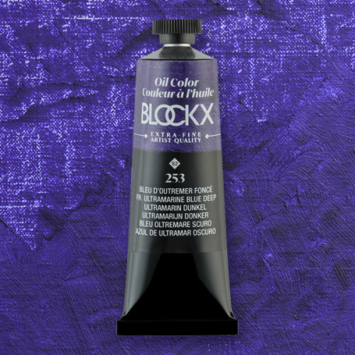 Масло Blockx 35 мл, Ультрамарин синий темный/Fr. Ultramarine Blue Deep