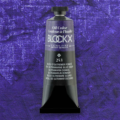 Масло Blockx 35 мл, Ультрамарин синий темный/Fr. Ultramarine Blue Deep