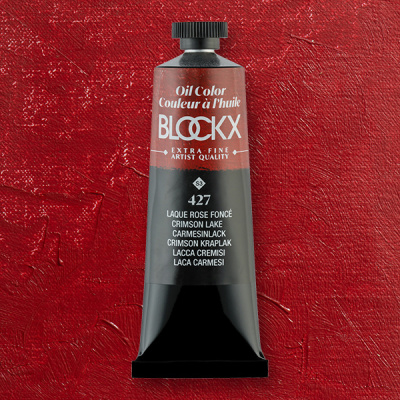 Масло Blockx 35 мл, Лак темно красный/Crimson Lake