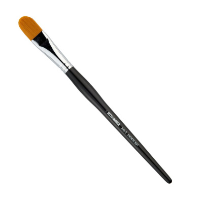 Кисть синтетика мягкая овальная Sketchmarker "343" ручка короткая