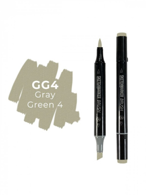 Маркер двухсторонний на спиртовой основе Sketchmarker Brush Цвет Серо зеленый 4