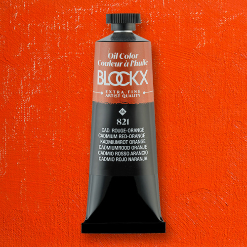 Масло Blockx 35 мл, Кадмий оранжево- красный/Cadmium Red-Orange
