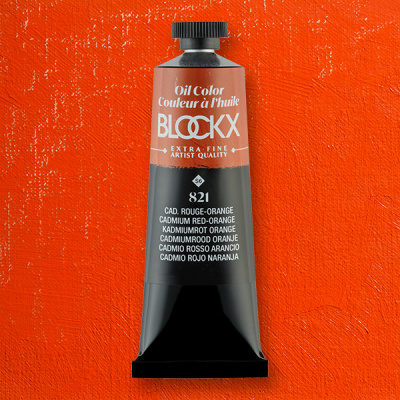 Масло Blockx 35 мл, Кадмий оранжево- красный/Cadmium Red-Orange