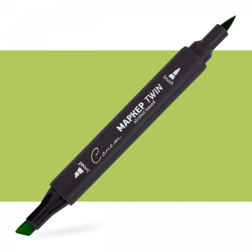 Маркер спиртовой Сонет "TWIN Brush" Резеда