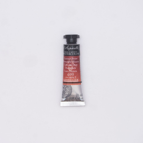 Акварель Sennelier "Artist" туба 10 мл, Ализарин красный темный