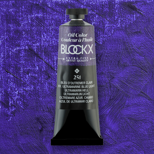 Масло Blockx 35 мл, Ультрамарин синий светлый/Fr. Ultramarine Blue Light