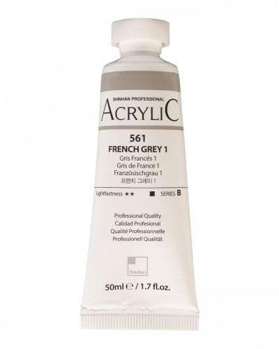 Акрил ShinHanart "Professional" туба 50 мл №561 Серый французский 1 кат.B