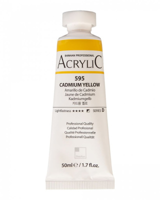 Акрил ShinHanart "Professional" туба 50 мл №595 Кадмий желтый кат.D