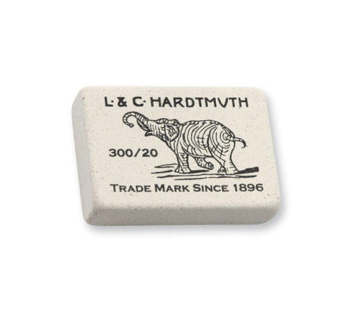 Ластик KOH-I-NOOR "Elephant" прямоугольный мягкий из каучука 45*30*12 мм