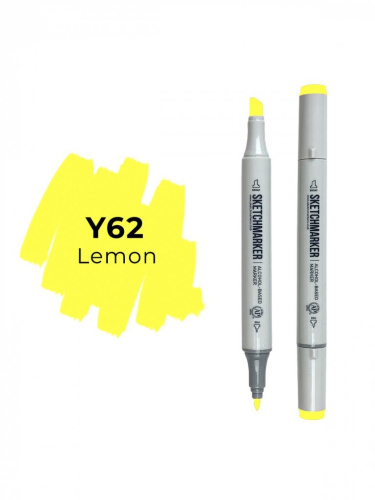 Маркер двухсторонний на спиртовой основе Sketchmarker Цвет Лимон