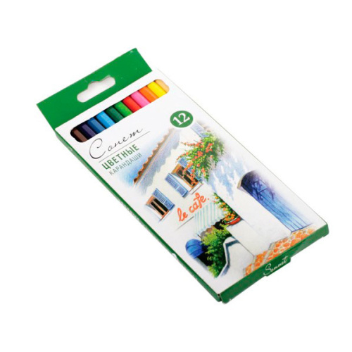 Набор карандашей цветных "Сонет" 12 цв профессиональныe