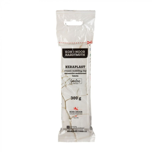 Керамическая масса Koh-I-Noor 300 г самозатвердевающая, белая