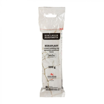 Керамическая масса Koh-I-Noor 300 г самозатвердевающая, белая