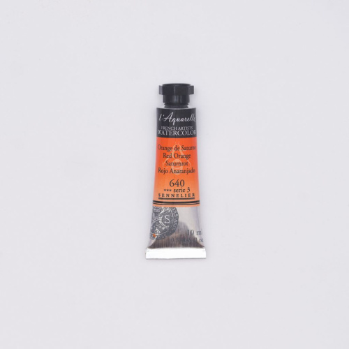 Акварель Sennelier "Artist" туба 10 мл, Красно-оранжевый