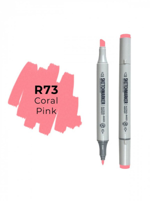 Маркер двухсторонний на спиртовой основе Sketchmarker Цвет Розовый корал