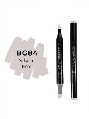 Маркер двухсторонний на спиртовой основе Sketchmarker Brush Цвет Простой серый