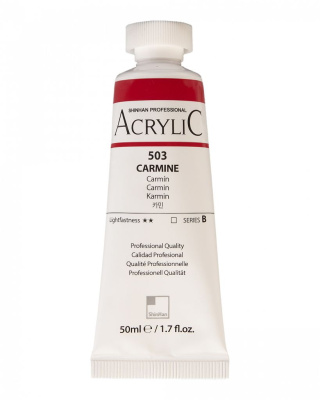 Акрил ShinHanart "Professional" туба 50 мл №503 Кармин кат.B