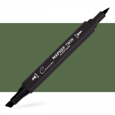 Маркер спиртовой Сонет "TWIN Brush" Омела