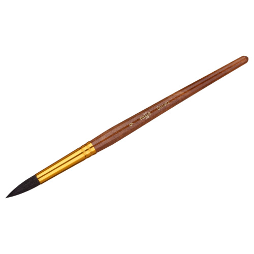 Кисть белка №9 круглая Гамма короткая ручка