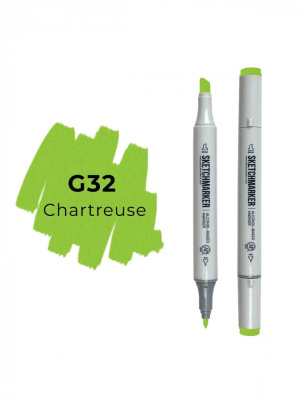 Маркер двухсторонний на спиртовой основе Sketchmarker Цвет Зеленовато-желтый