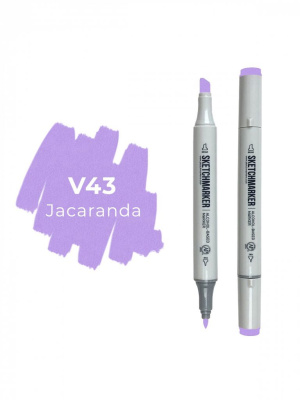 Маркер двухсторонний на спиртовой основе Sketchmarker Цвет Джакаранда