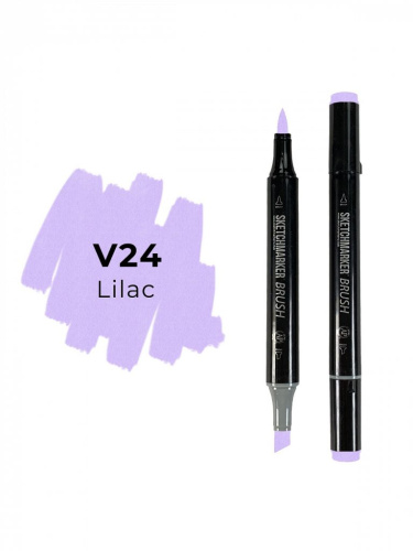 Маркер двухсторонний на спиртовой основе Sketchmarker Brush Цвет Сиреневый
