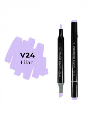 Маркер двухсторонний на спиртовой основе Sketchmarker Brush Цвет Сиреневый
