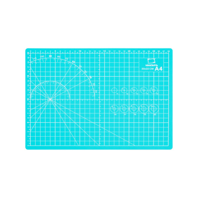 Коврик для резки Малевичъ 3-х слойный, А4, бирюзовый