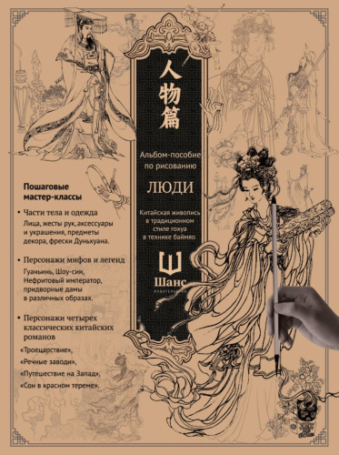 Альбом-пособие по рисованию "Люди"