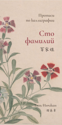 Прописи по каллиграфии "Сто фамилий"