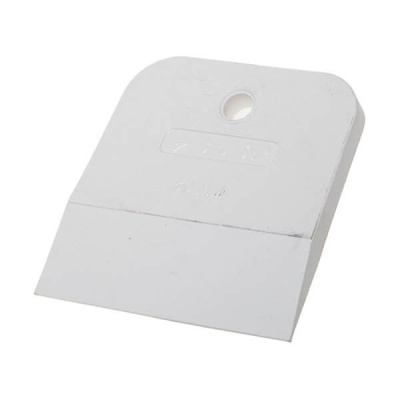 Шпатель ЗУБР "Мастер" резиновый, белый 1 шт. 80 мм