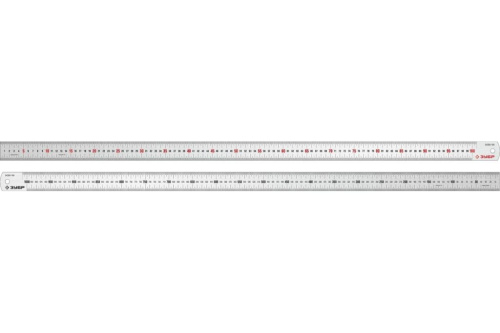 Линейка нержавеющая усиленная ЗУБР Про-100, длина 1,00 м